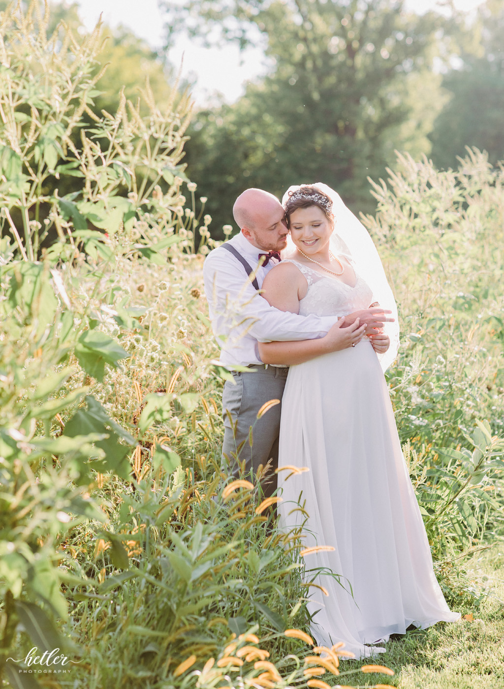 Summer Post Family Farm wedding on a gorgeous August day during Covid