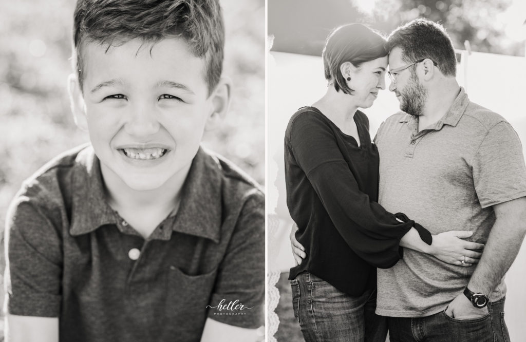 Rockford Michigan backyard mini session with a clothesline and garden theme