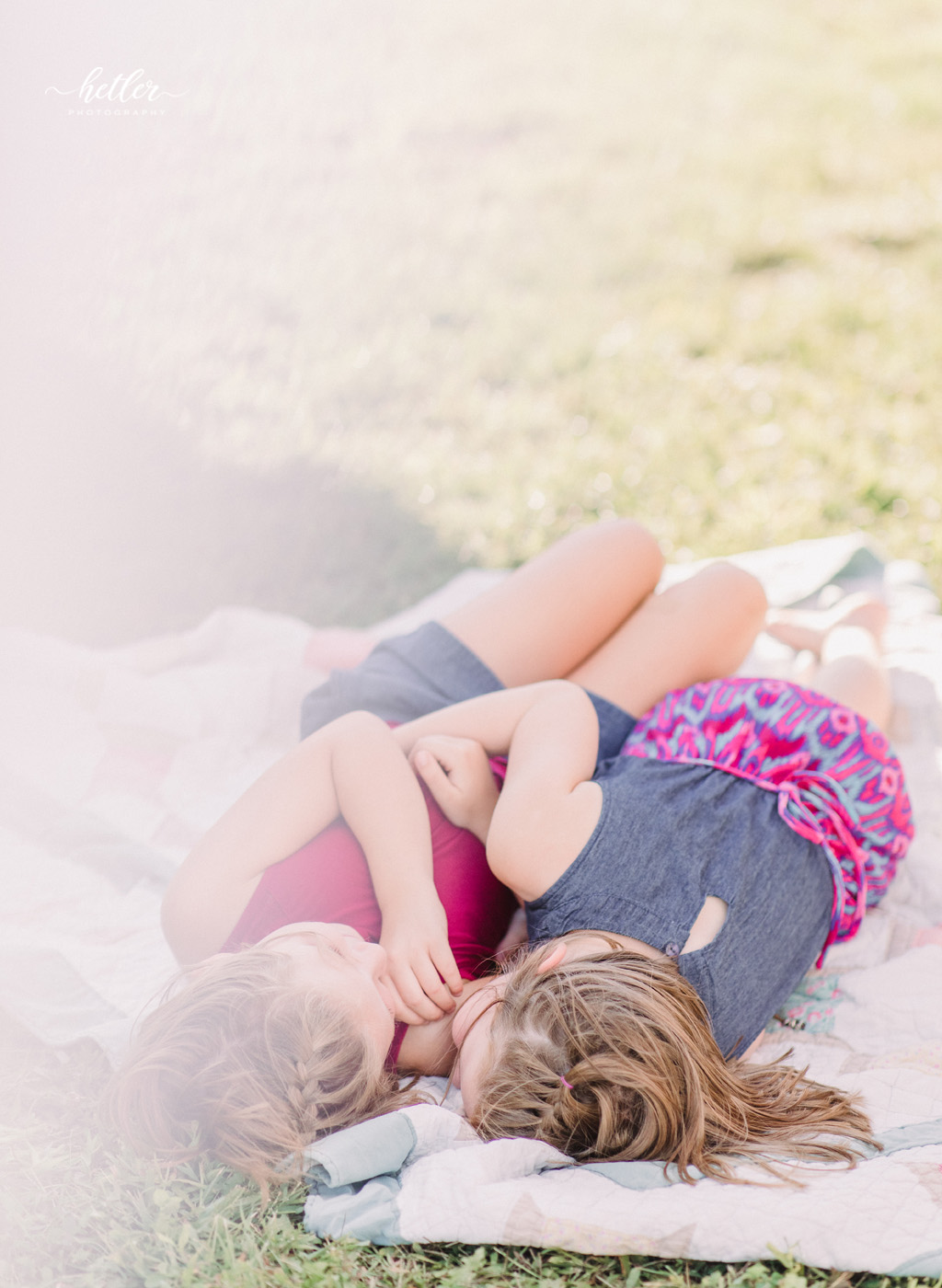 Rockford Michigan summer mini session with a backyard garden theme