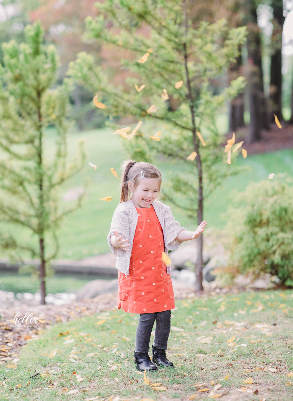 Fall Family photos at Calvin College in Grand Rapids Michigan