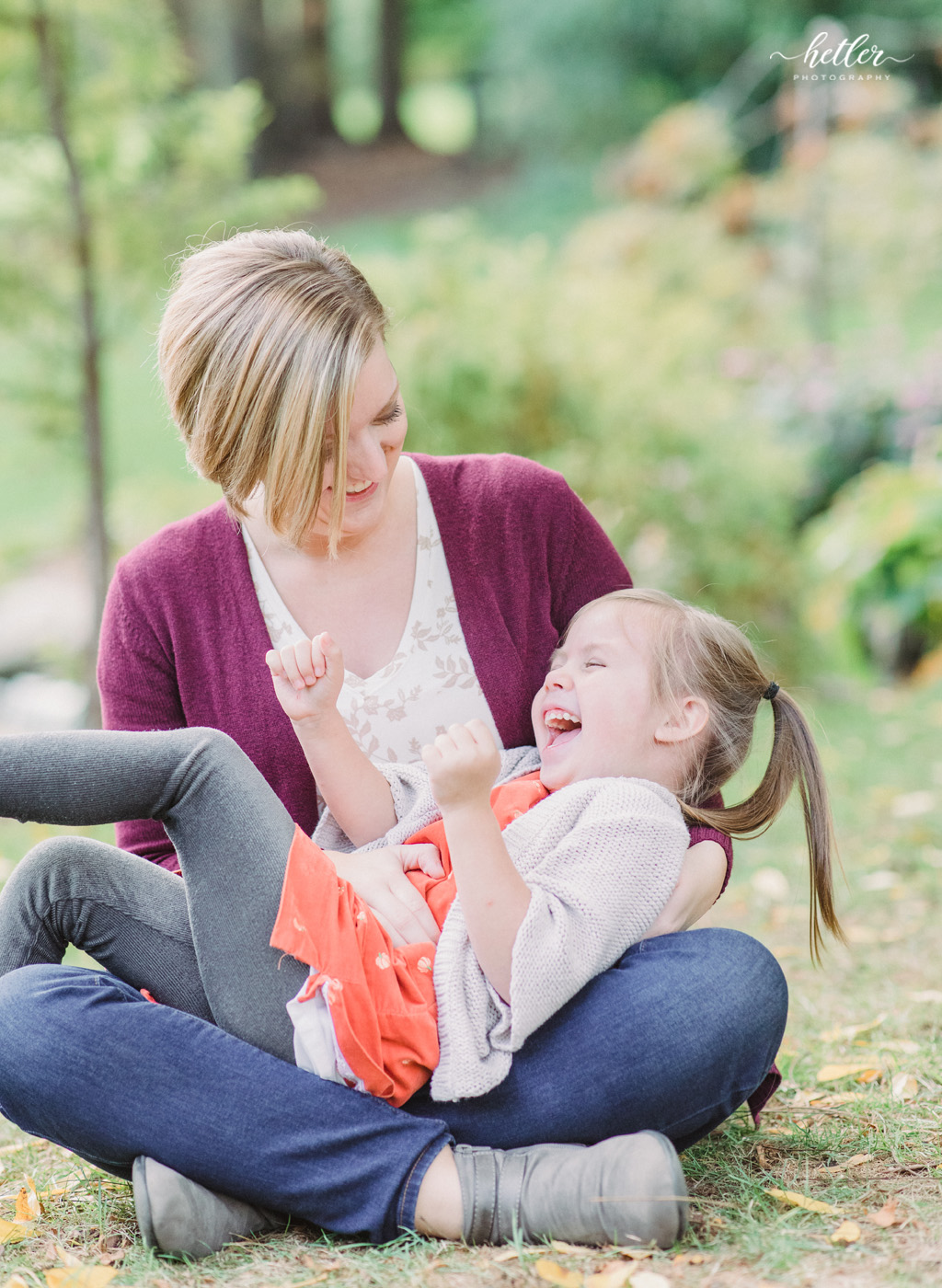 Fall Family photos at Calvin College in Grand Rapids Michigan