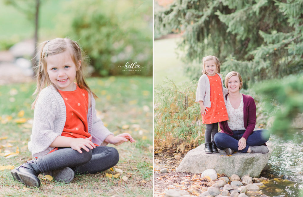 Fall Family photos at Calvin College in Grand Rapids Michigan