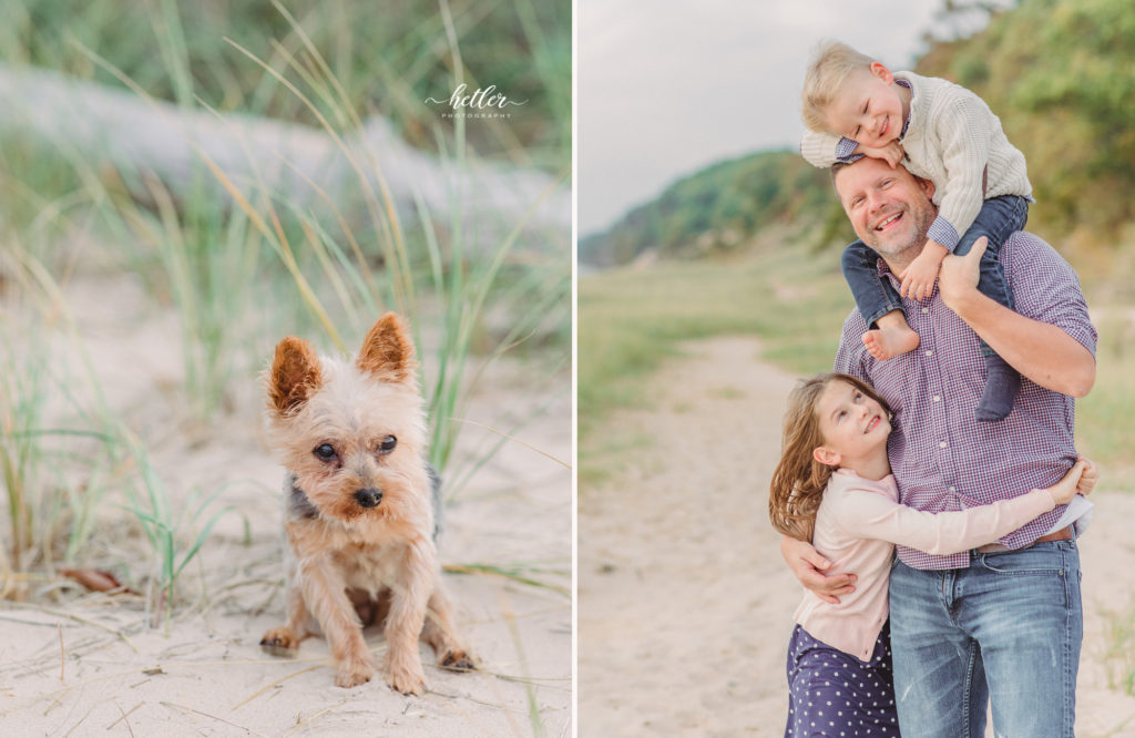Family Photos at PJ Hoffmaster State Park in Muskegon MIchigan
