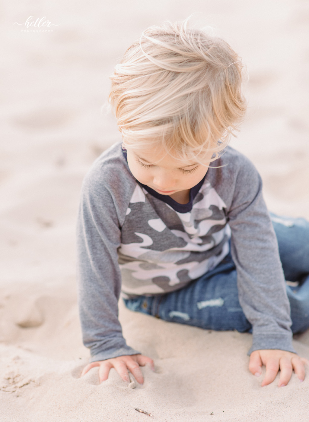 Muskegon beach family photos at PJ Hoffmaster park