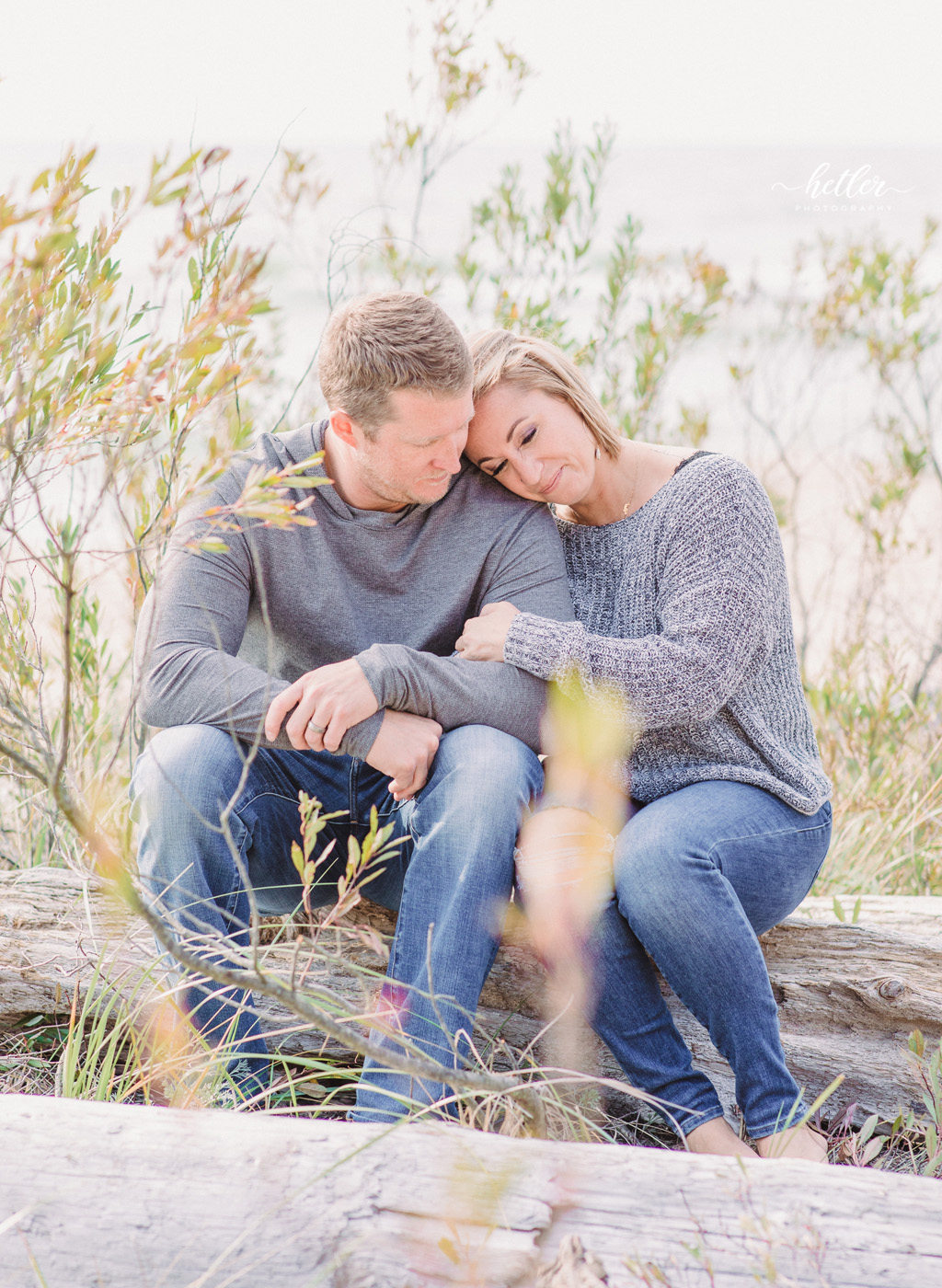 Muskegon beach family photos at PJ Hoffmaster park