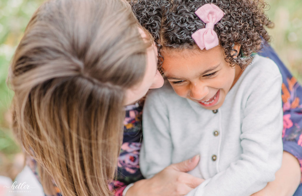 Fall family photos at Roselle Park in Ada Michigan