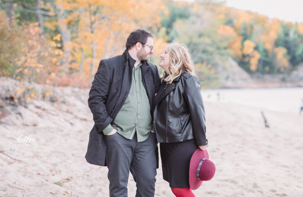 Photo session at Miners Beach at Pictured Rocks National Lakeshore in the Upper Peninsula of Michigan