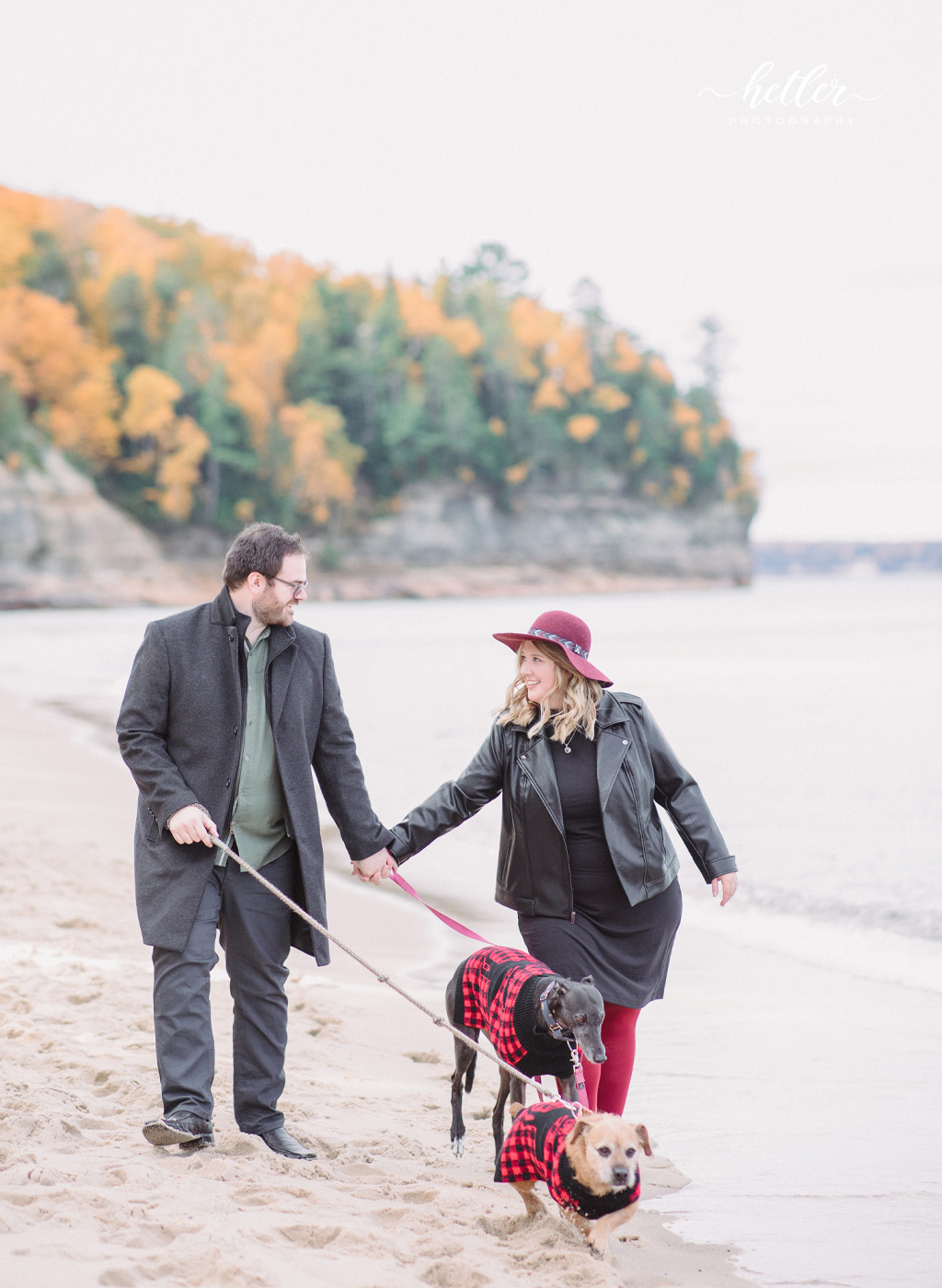 Photo session at Miners Beach at Pictured Rocks National Lakeshore in the Upper Peninsula of Michigan