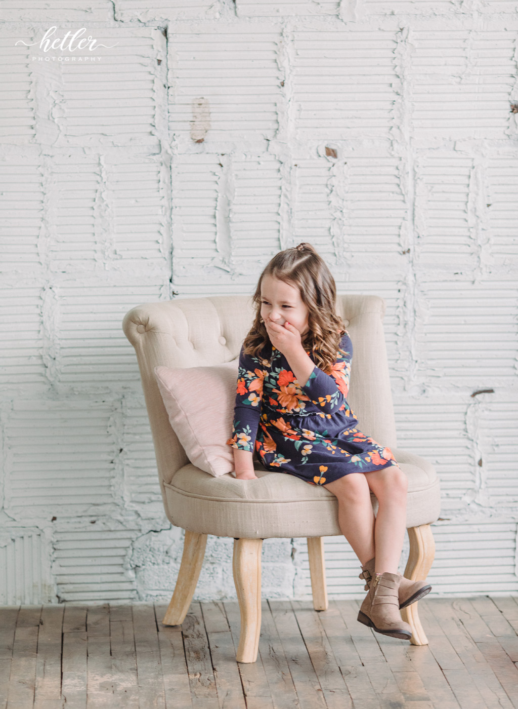Grand Rapids studio children session for a five year old girl
