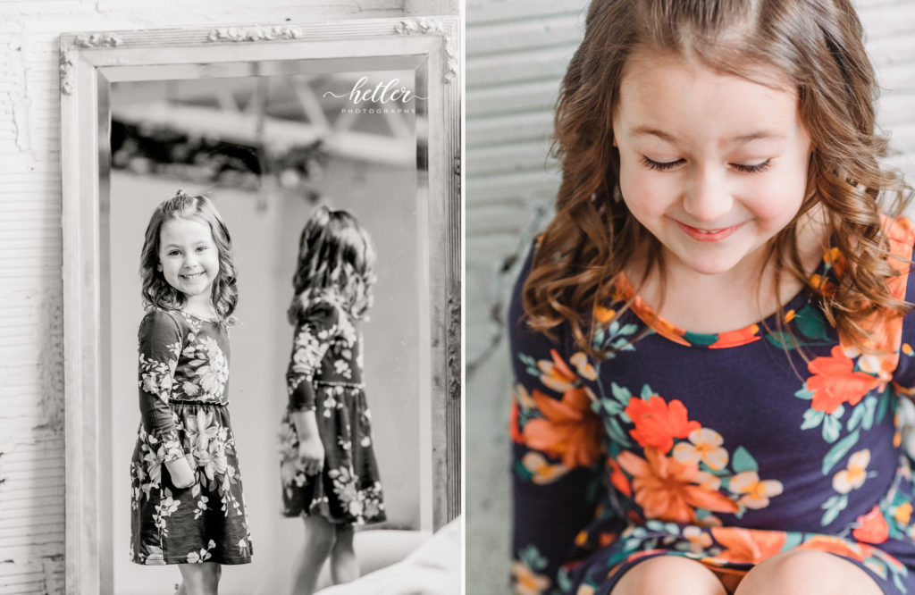 Grand Rapids studio children session for a five year old girl