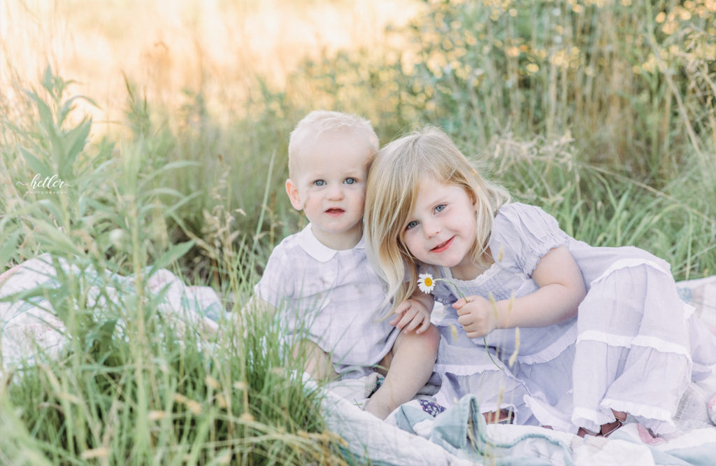 Grand Rapids family mini session at Wahlfield Park in the summer