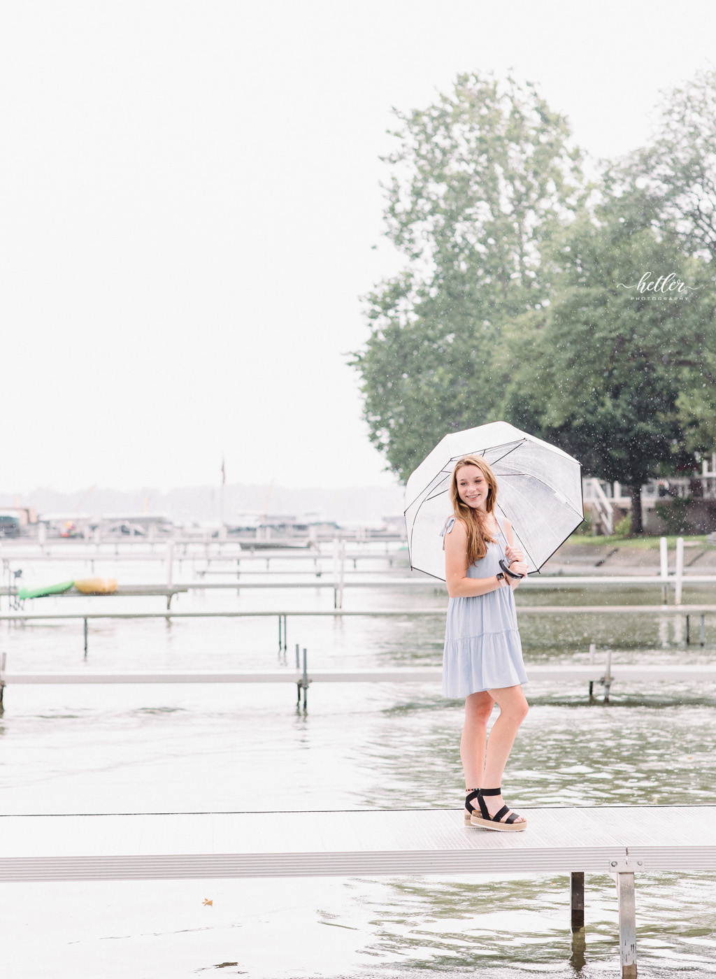 Coldwater Michigan family and senior photo session on a rainy summer day