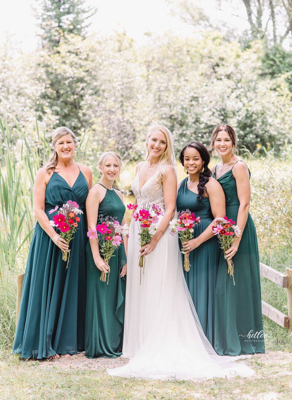 Summer wedding in Grayling Michigan on the AuSable River