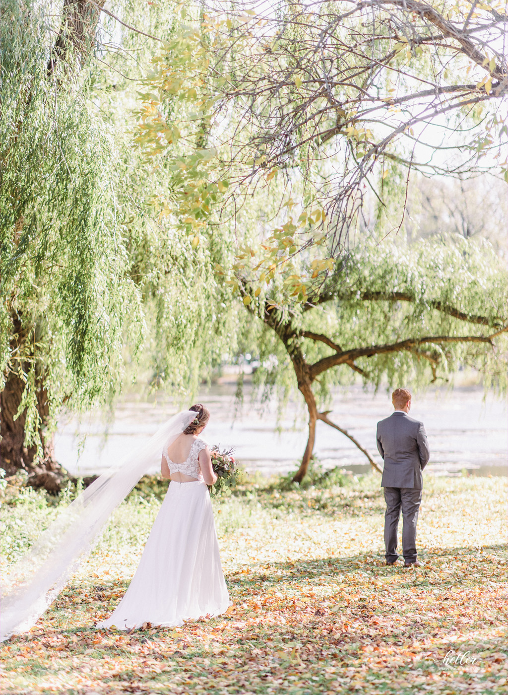 Downtown Grand Rapids Michigan fall warehouse wedding at The Cheney Place
