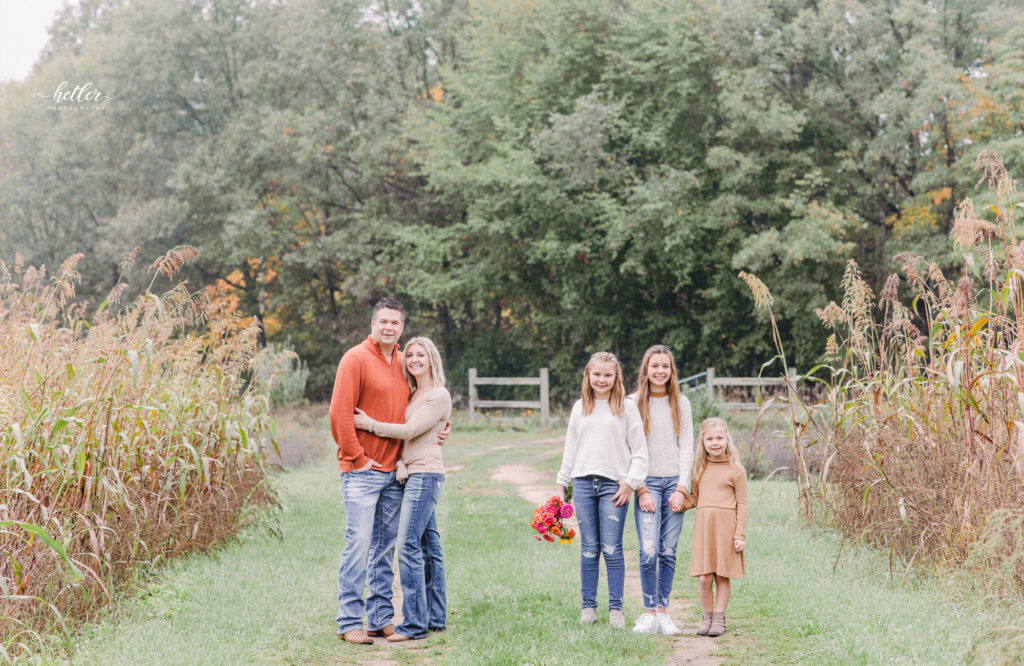 Fremont Michigan fall family photo session