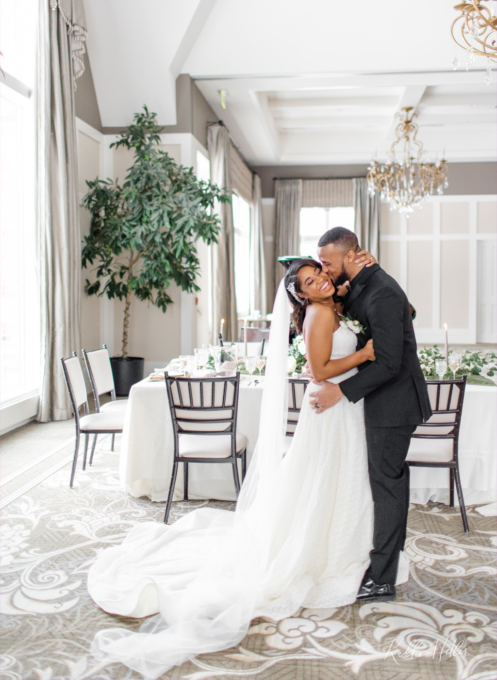 Cascade Hills Country Club wedding inspiration in winter 