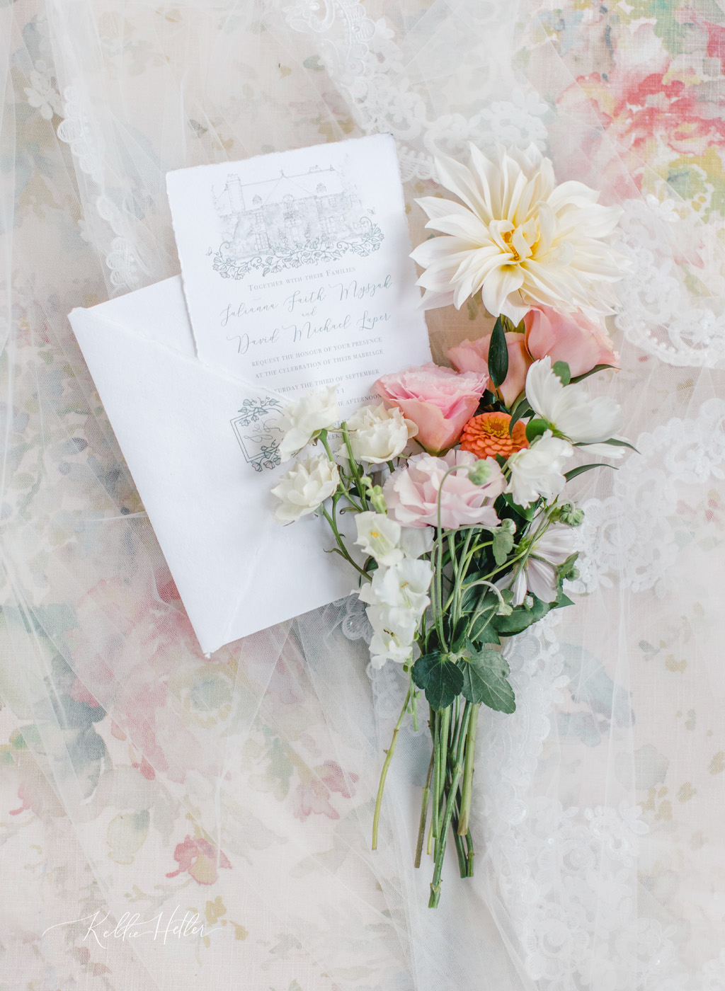 Greencrest Manor wedding invitation