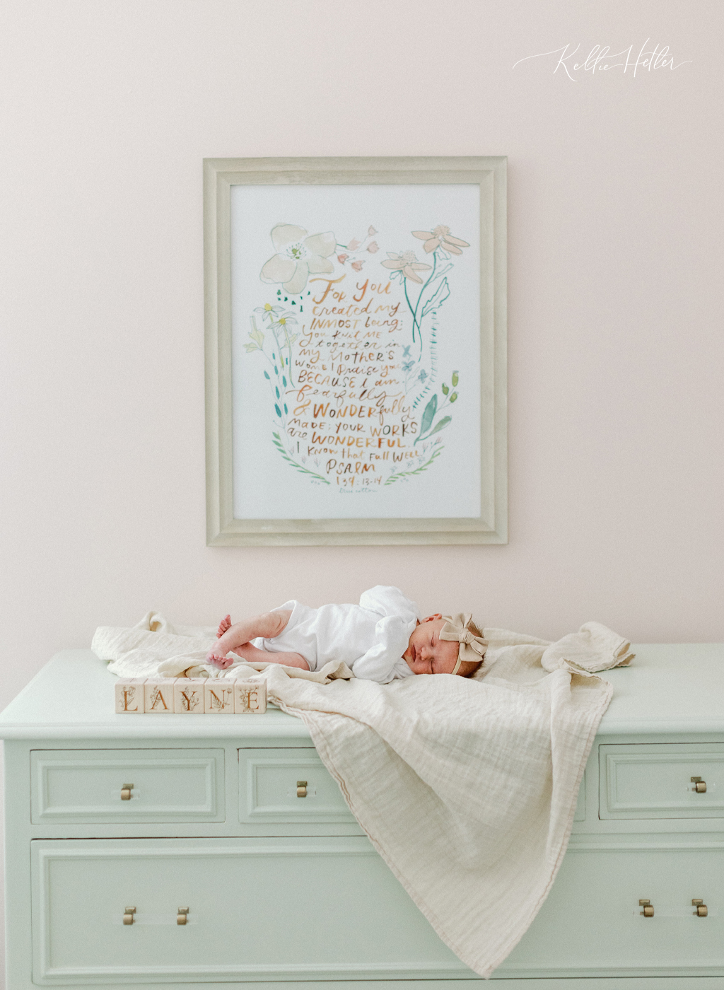 in-home newborn photos in byron center